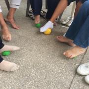 les pieds